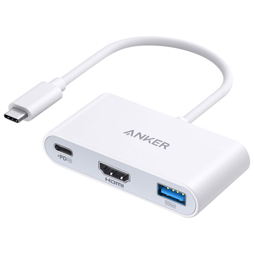 Anker PowerExpand 3-in-1 USB-C PD Hub -  White